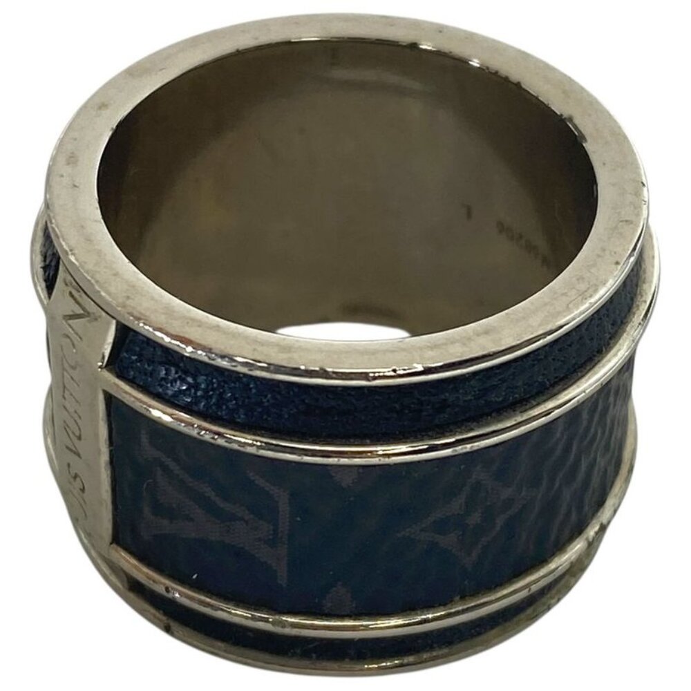 Louis Vuitton Bag Monogram Eclipse Ring Silver Me… - image 9